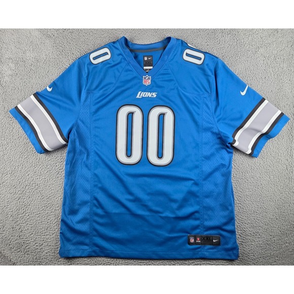 Nike Other - Detroit Lions Jersey Mens 2XL Blue #00 Personalized Name Nike NFL Football